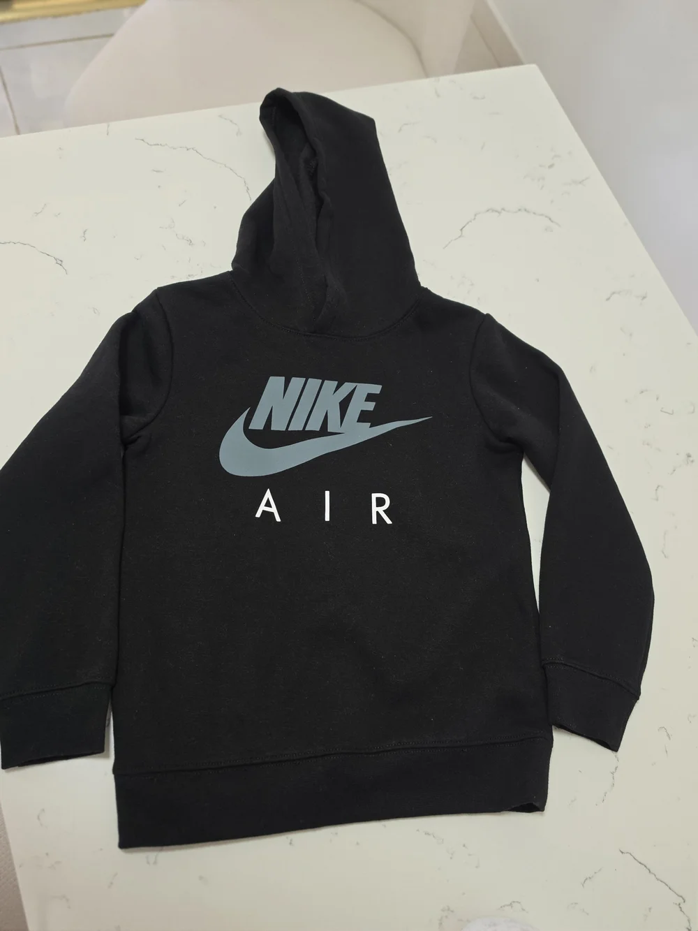 Nike Kids' Black Air Logo Hoodie
